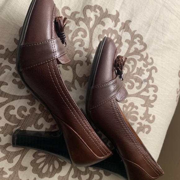EuroSoft by Sofft, Brown heels with tassel - Picture 6 of 7